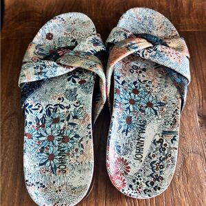JOHNNY WAS Women's Floral Sandals - Multicolor